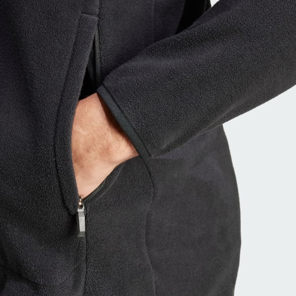 Black fleece blazer discount