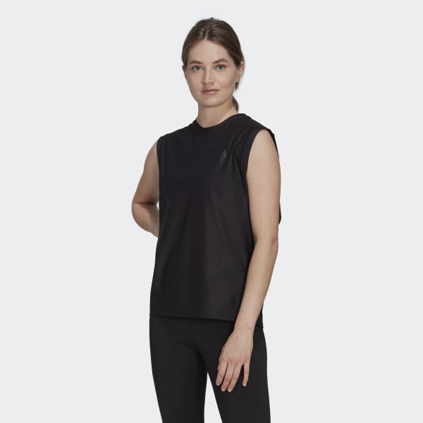 Zwart Made To Be Remade Running Tanktop JVS82