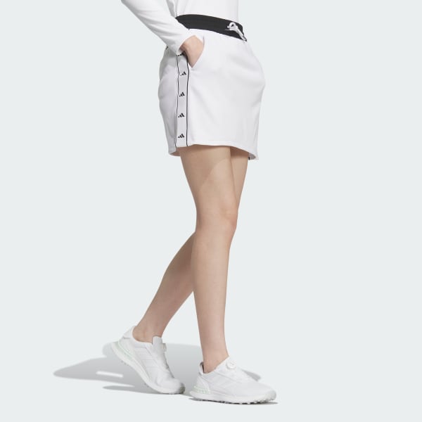 ホワイト 【ゴルフ】保温 フリース サイドテープスカート