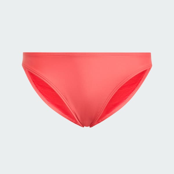 Rot 3-Streifen V-Back Kids Bikini