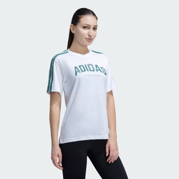 White W L SOFTS TEE