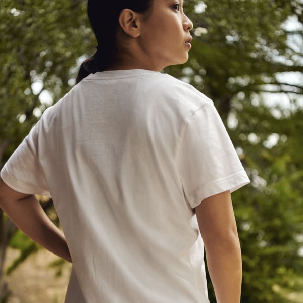 Branco Camiseta Estampada adidas Sportswear Marimekko IZA96