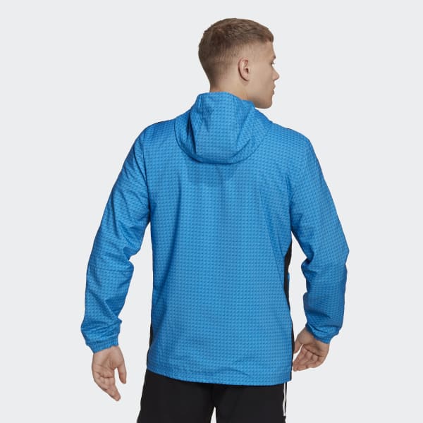 adidas Tiro x LEGO® Windbreaker - Blue | Men's Soccer | adidas US