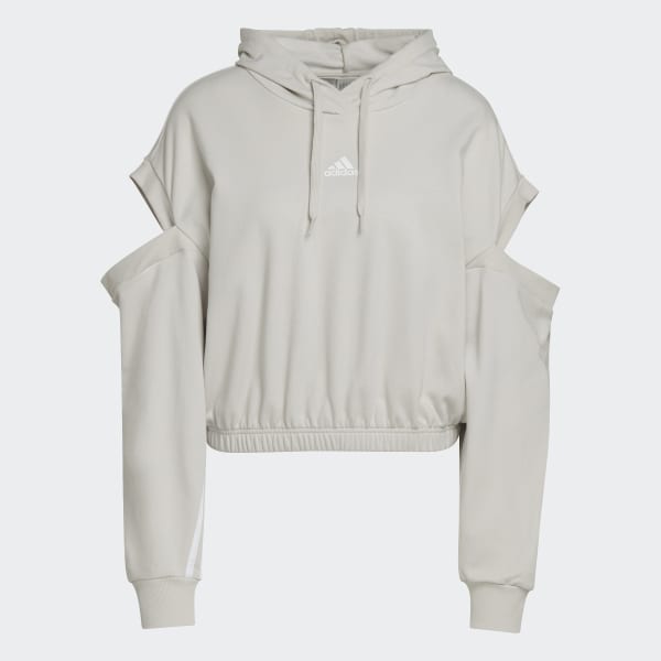 Beige Hyperglam 3-Stripes Sweatshirt F3921