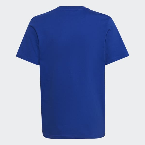 Azul T-shirt com estampado KP970