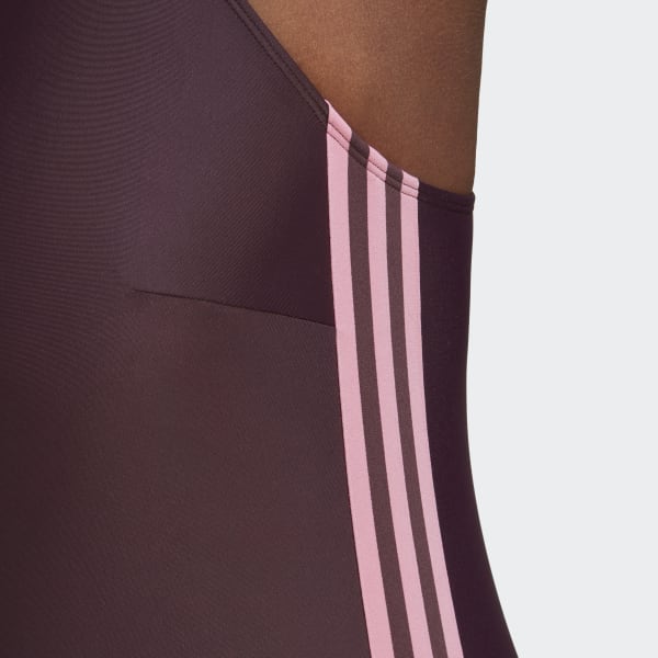 Red Classic 3-Stripes Swimsuit IKI00