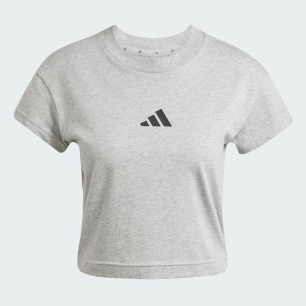 Grey Future Icons Small Logo Baby Tee