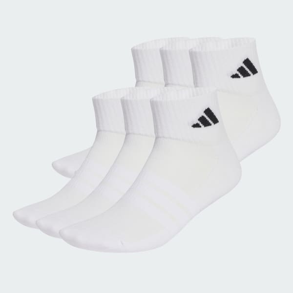 bílá Ponožky Cushioned Essentials Ankle – 6 párů v balení