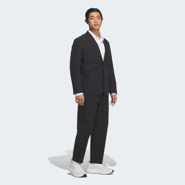 ブラック プレミアム レギュラーフィット テーラードパンツ