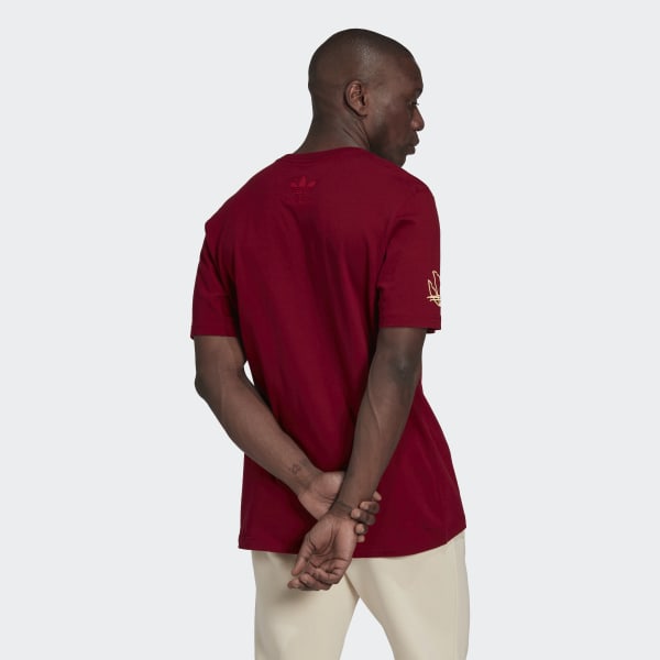 Burgundy Paris Collegiate City Tee BWA21