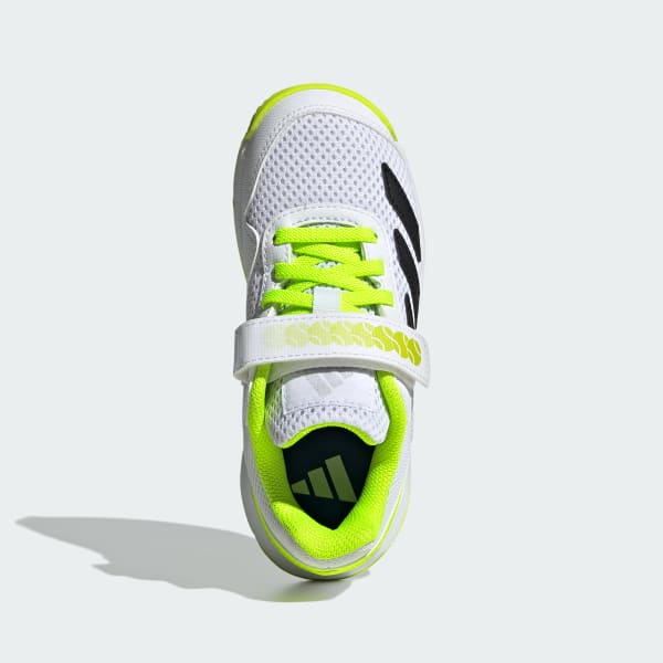 Λευκό Courtflash Hook-and-Loop Tennis Shoes Kids