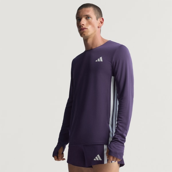 Roxo Camisola de Running Adizero