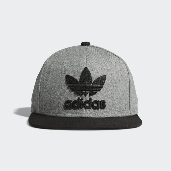 adidas Trefoil Snap-Back Cap - Grey Men's Lifestyle adidas US