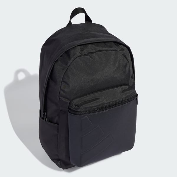 Grey Essentials Embossed Logo Backpack