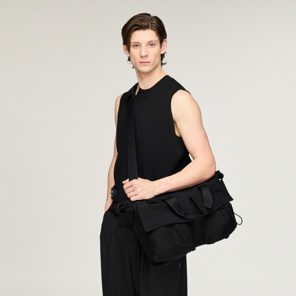 Svart Y-3 UTILITY MESSENGER BAG