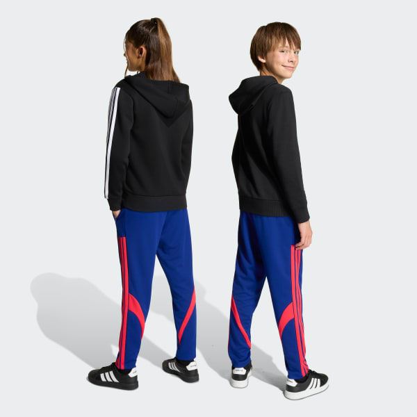 Blue House of Tiro Colors of Football High Waisted Wide Leg Pant