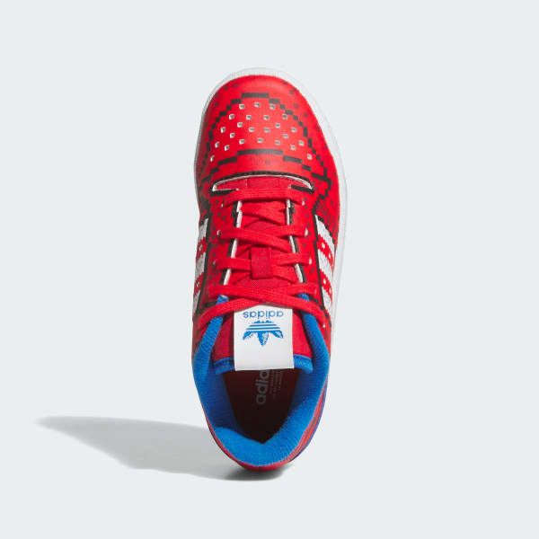 Rojo Tenis Forum Low CL Niños