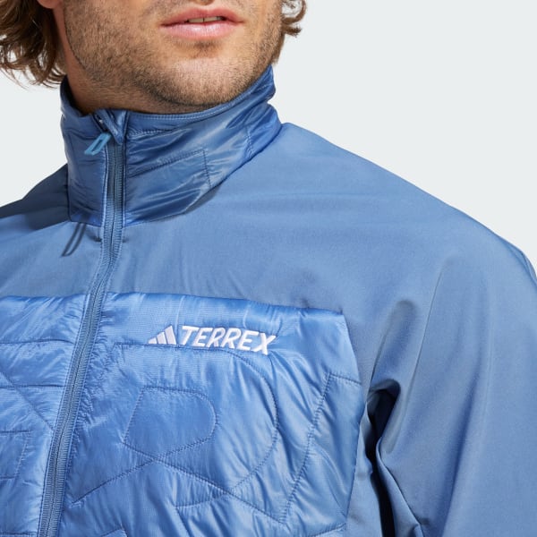adidas Terrex US PrimaLoft | Varilite Hiking - Xperior Jacket Blue Hybrid Men\'s adidas 