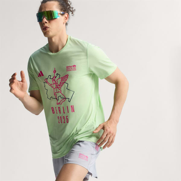 Verde T-shirt do Evento BMW Berlin-Marathon 2025