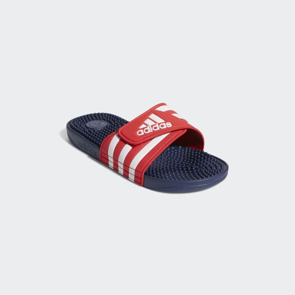 adidas sandals red and black