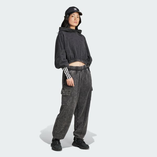 Sort Acid-Wash Crop Hoodie