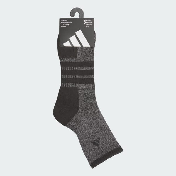Black M CUSH X 4 3-PACK MID-CREW