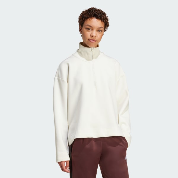 Blanc Haut zip 1/4 Soft Lux