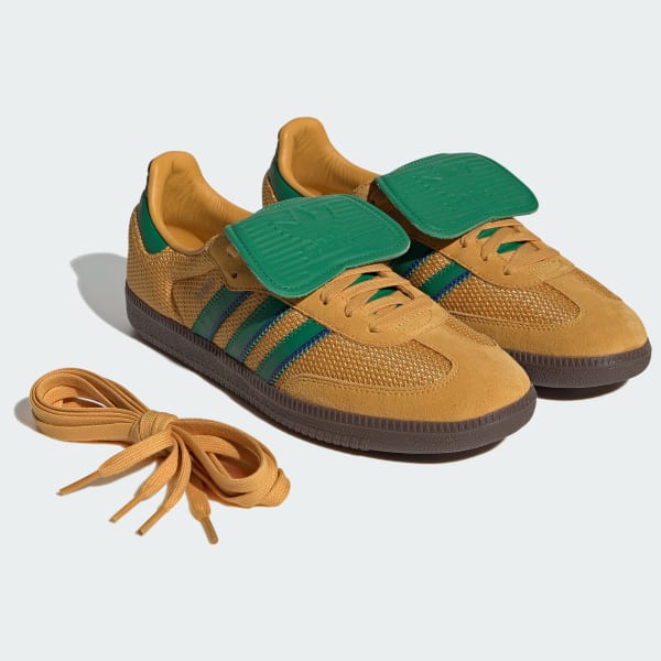 Adidas yellow green shoes best sale