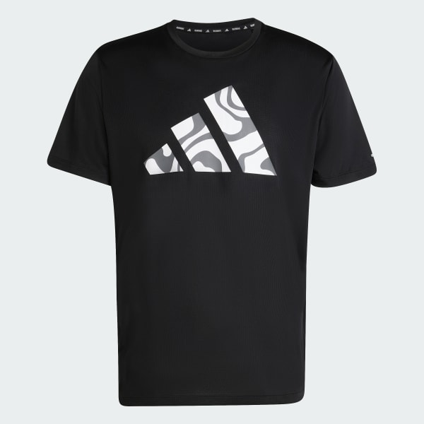 Negro Polera Run It Brand Love