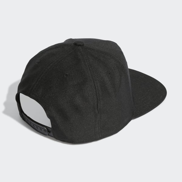 Black Snapback Logo Cap