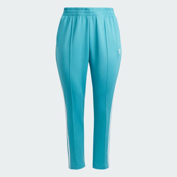 SST Track US (Plus Women\'s Pants adidas | Turquoise - Lifestyle Size) adidas Adicolor |