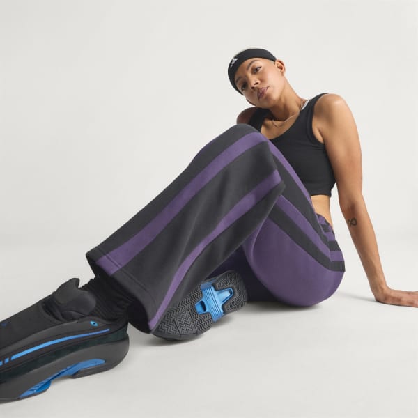 Purple ADIDAS FLEECE SWEATPANTS