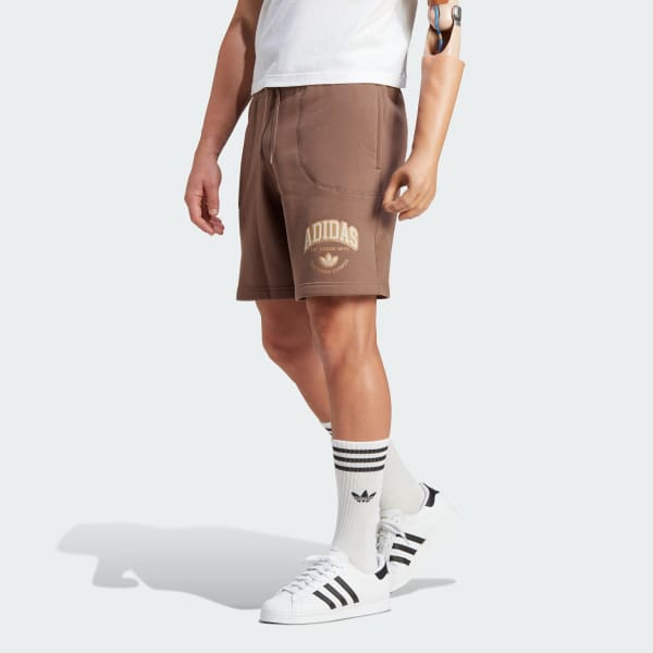 Bermuda adidas marrom outlet