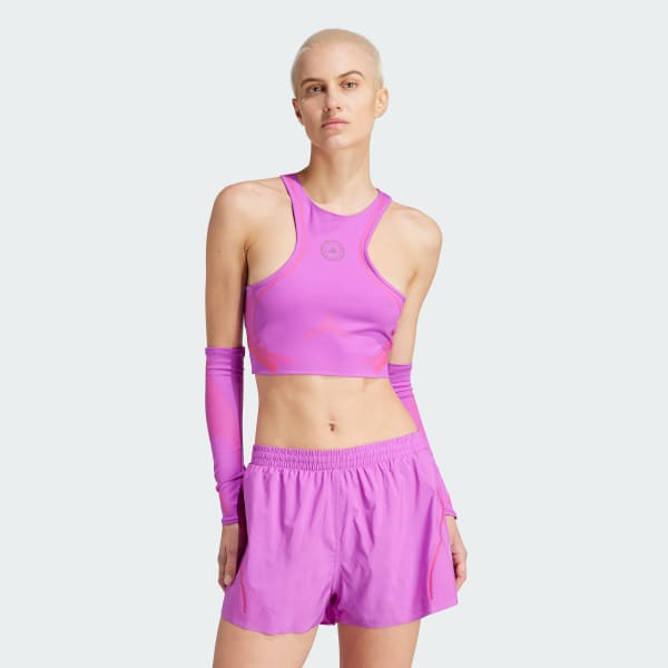 Lilla adidas by Stella McCartney TruePace Running croptop