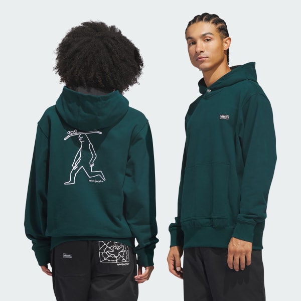 adidas SKATEBOARDING x MARK GONZALES SKATE HEAD HOODIE - Green