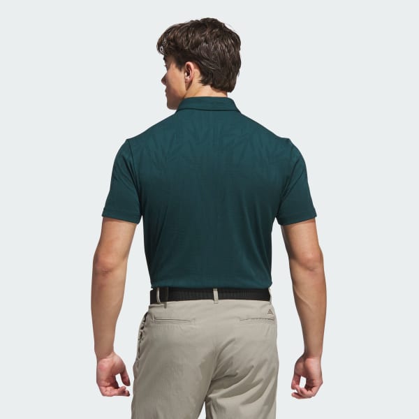 Green Go-to Textured Polo Shirt