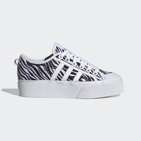 Con fecha de Excelente batería adidas Nizza Platform Shoes - White | Women's Lifestyle | adidas US