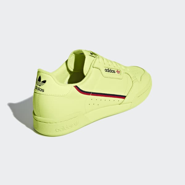 adidas continental 80 lime