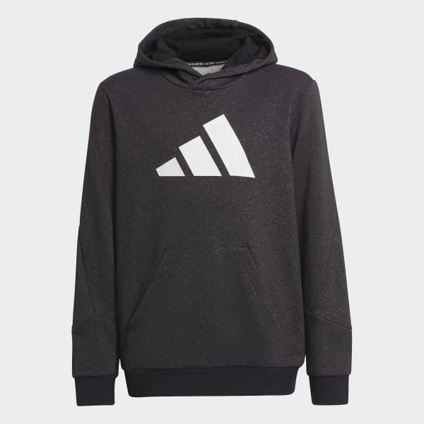 Svart Future Icons 3-Stripes Hooded Sweatshirt