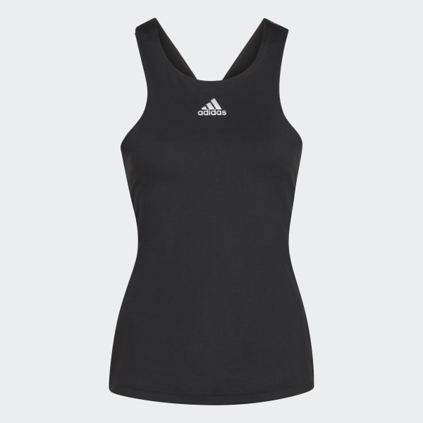Svart Tennis Y-Tank Top CC579