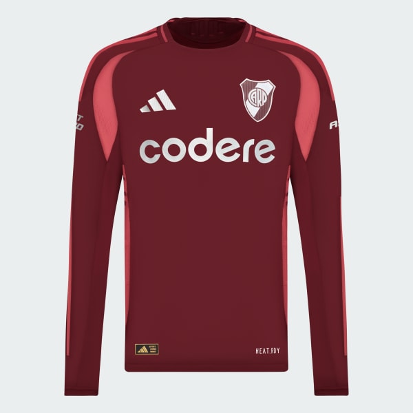 Granate Camiseta Alternativa River Plate 24/25 Versión Jugador Manga Larga