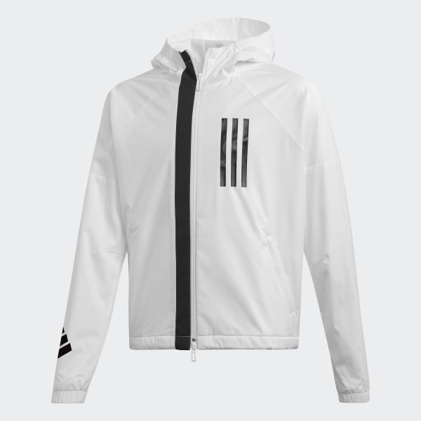 weisse adidas jacke