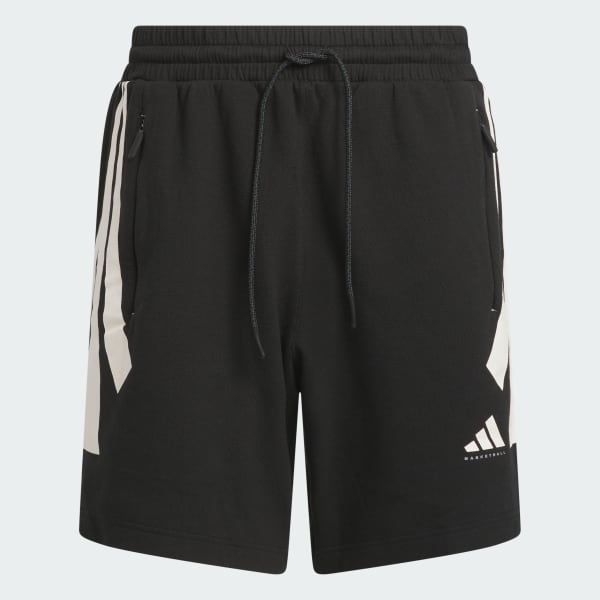Negro Shorts Spacer adidas Basketball (Unisex)