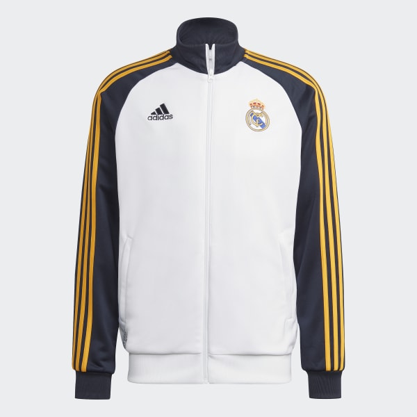 Blanc Track top Real Madrid DNA 3-Stripes MLW55