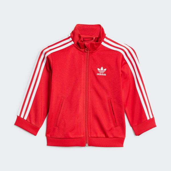 Rojo Buzo Adicolor Firebird Niños