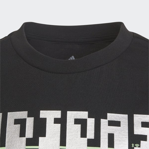 Svart Gaming Graphic T-skjorte