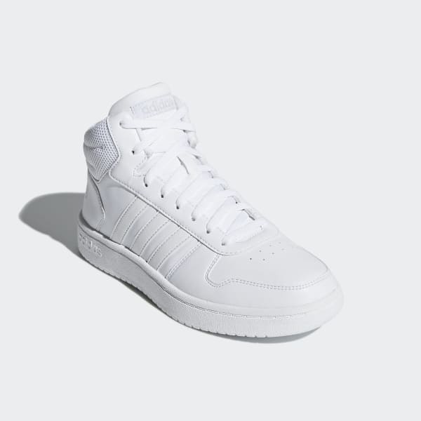 adidas hoops 2.0 mid bianche