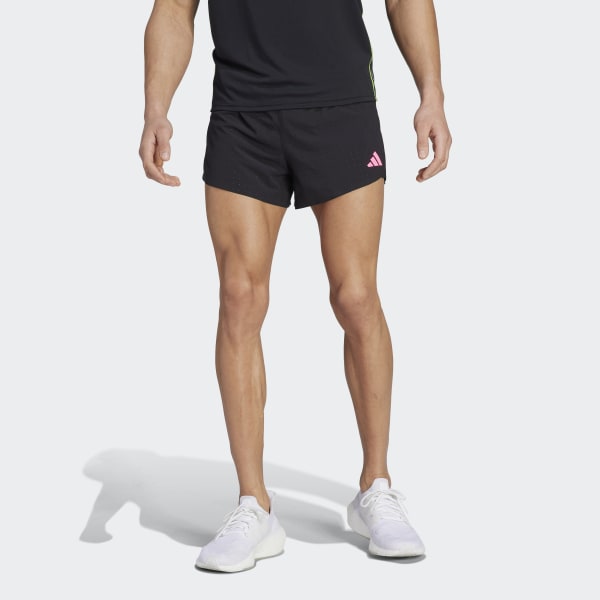 adidas Adizero Running Split Shorts - Black, Men's Running