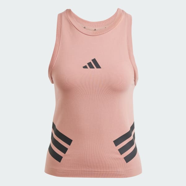 Pink Future Icons 3-Stripes Tank Top