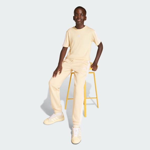 Beige Polera Essentials Kids